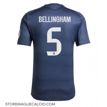 Real Madrid Jude Bellingham #5 Maglia Gara Trasferta Repliche 2025-26